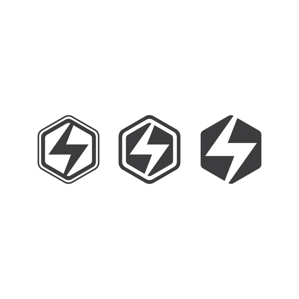 Blitz elektrisch Logo Vektor Symbol Illustration Design Vorlage. Bolzen Energie icon.electric Logo Blitz Vektor Bolzen