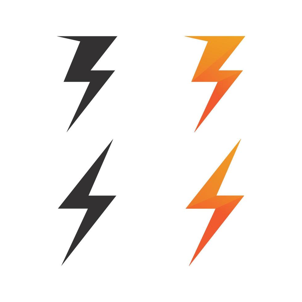 blixt elektrisk logotyp vektor ikon illustration design mall. bult energi icon.electric logotyp blixt vektor bult