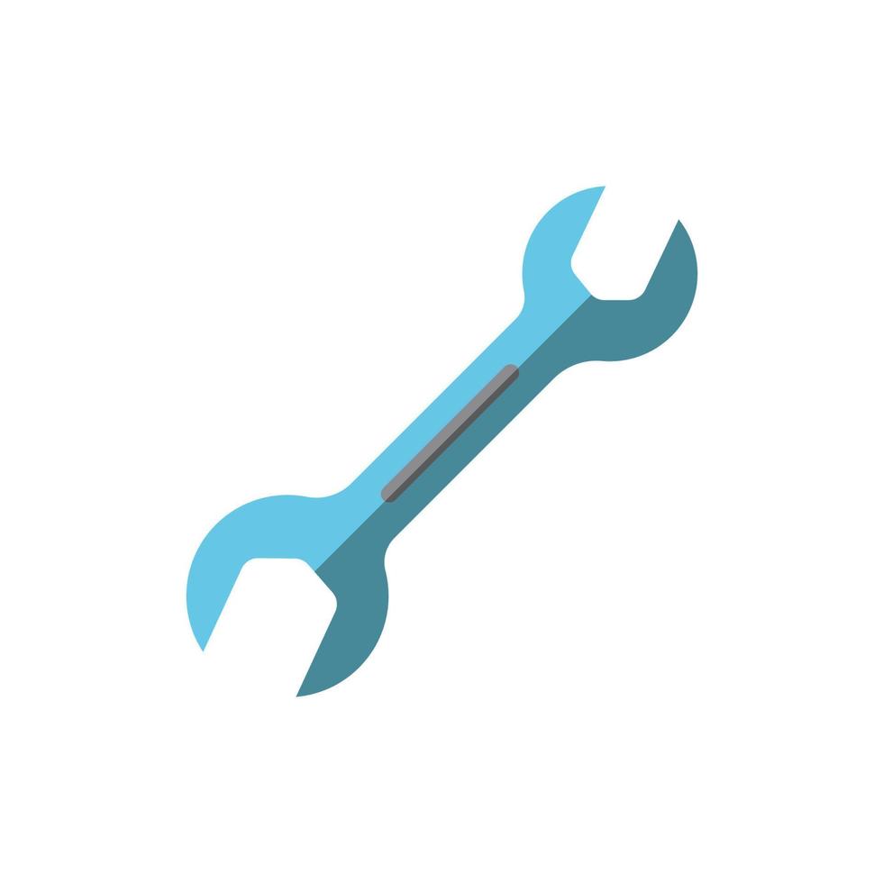 Schraubenschlüssel-Icon-Design vektor