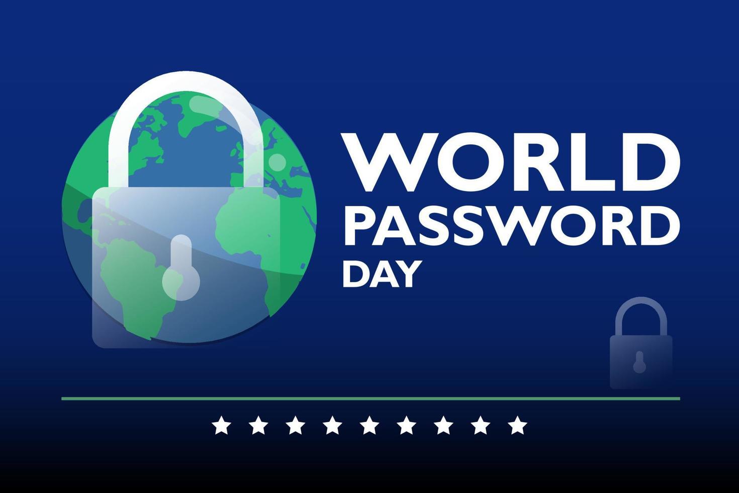 vektor grafisk av värld Lösenord dag Bra för värld Lösenord dag firande