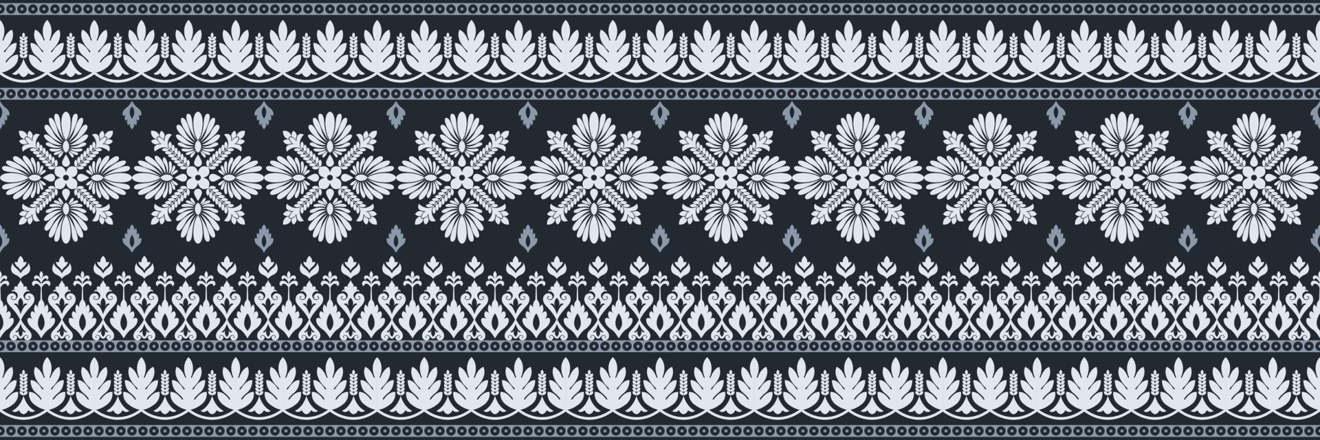 blommig sömlös mönster. vektor indisk dekorativ tapet. batik Indonesien. färgrik mönster med paisley och stiliserade blommor. design för omslag papper, omslag, tyg, textil, tapet, gardiner