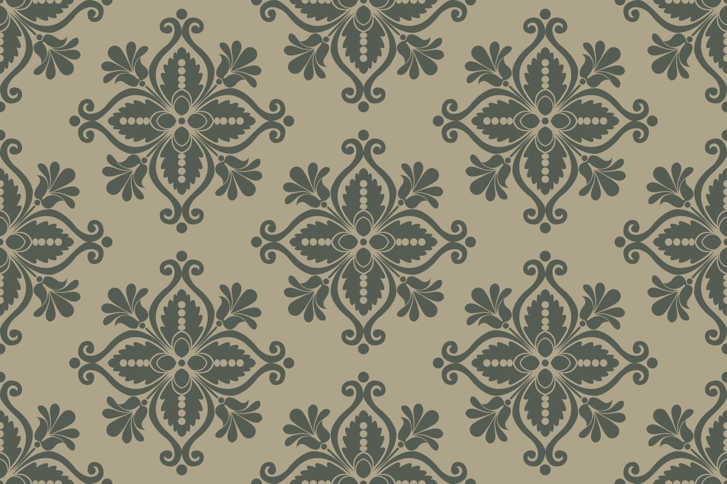 blommig sömlös mönster. vektor indisk dekorativ tapet. batik Indonesien. färgrik mönster med paisley och stiliserade blommor. design för omslag papper, omslag, tyg, textil, tapet, gardiner