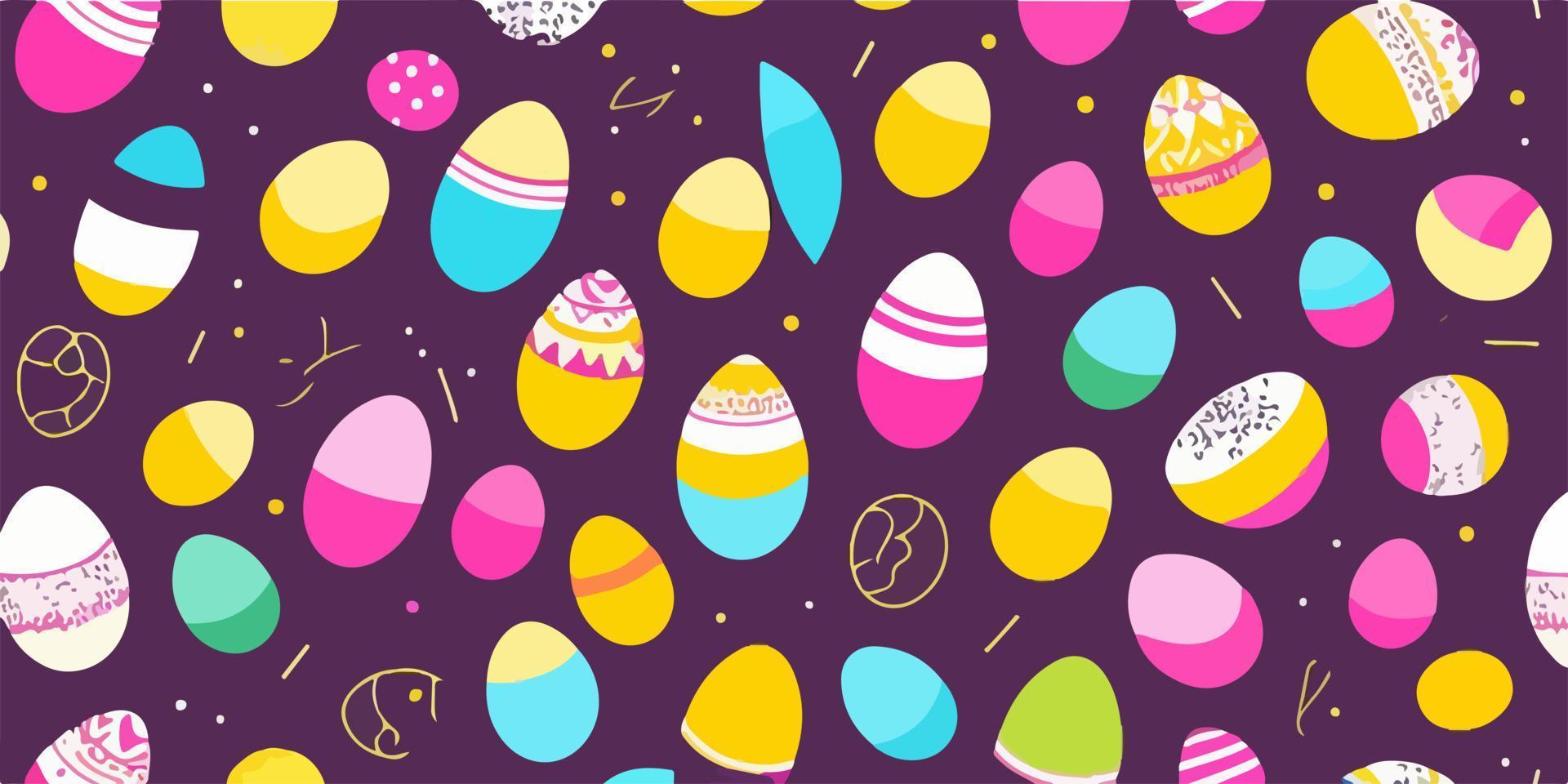 Vektor Illustration von Ostern Ei Muster
