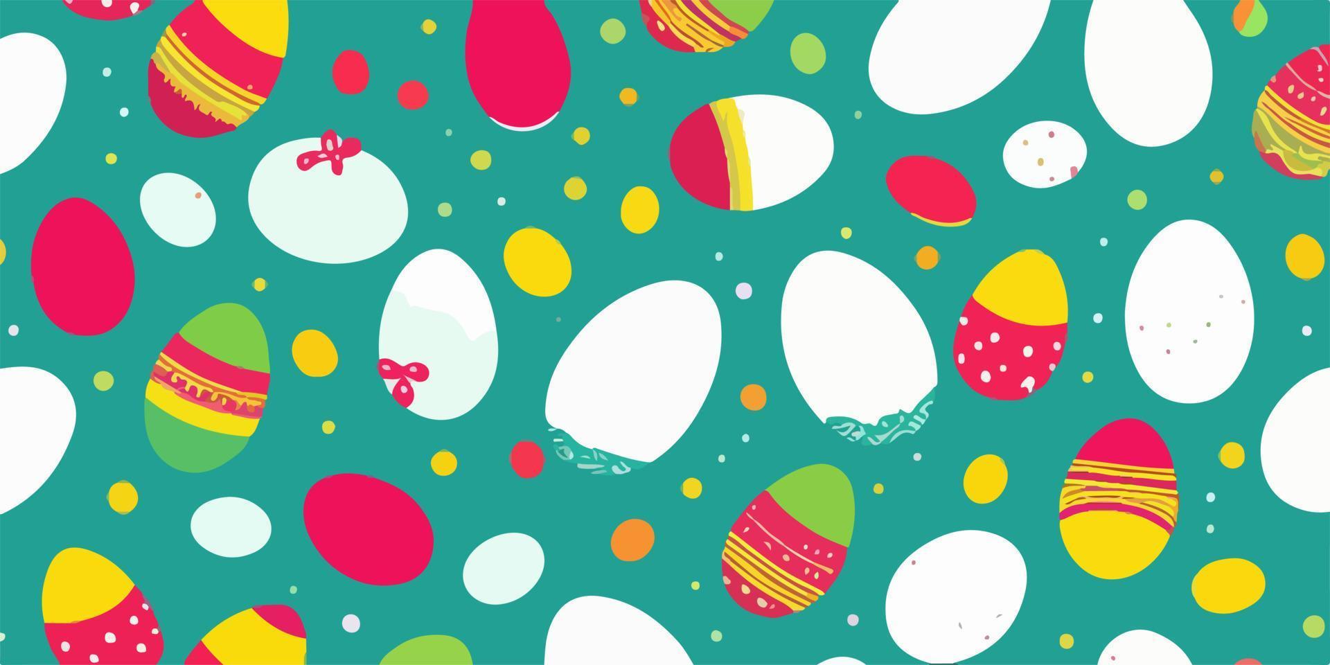 vektor påsk ägg ram med blommig dekorationer för kort och inbjudningar