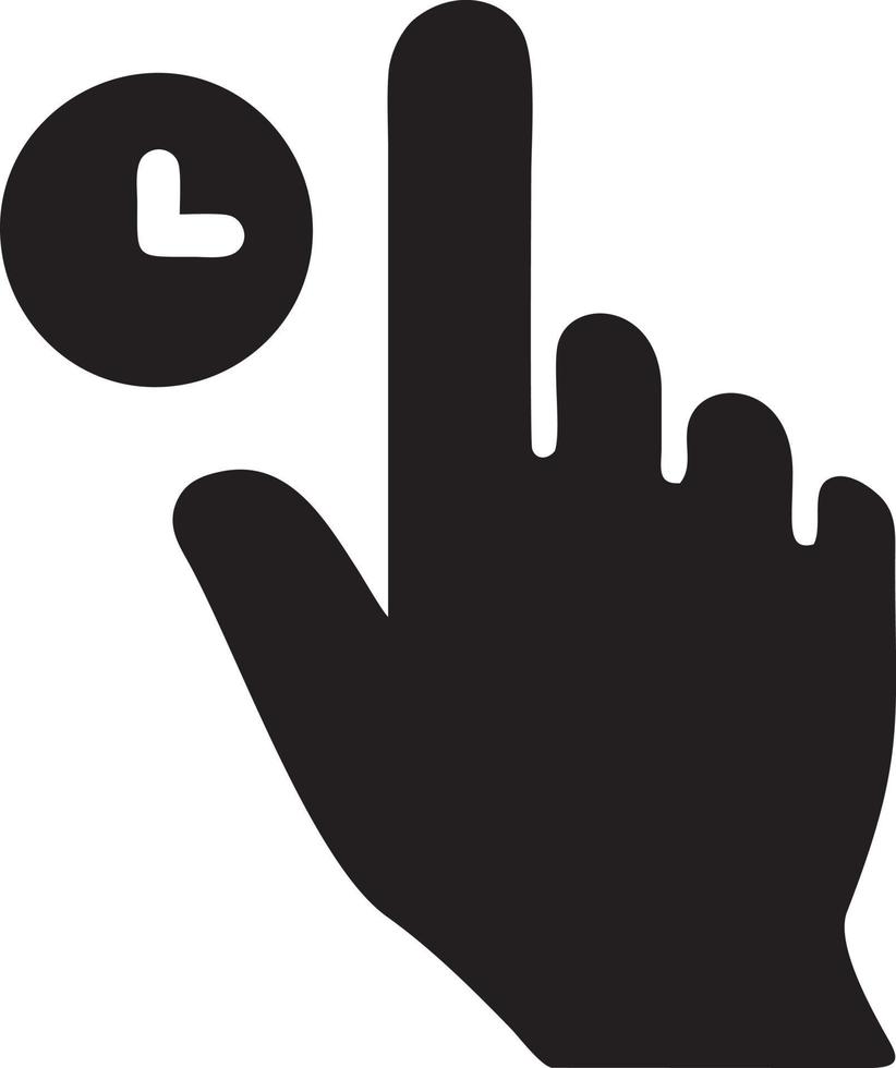 hand ikon symbol vektor bild. illustration av de isolerat finger hand Rör mänsklig design. eps 10