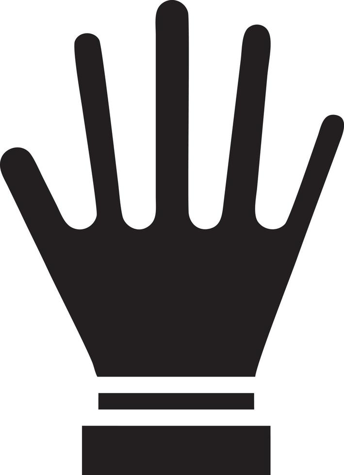 Hand Symbol Symbol Vektor Bild. Illustration von das isoliert Finger Hand berühren Mensch Design. eps 10