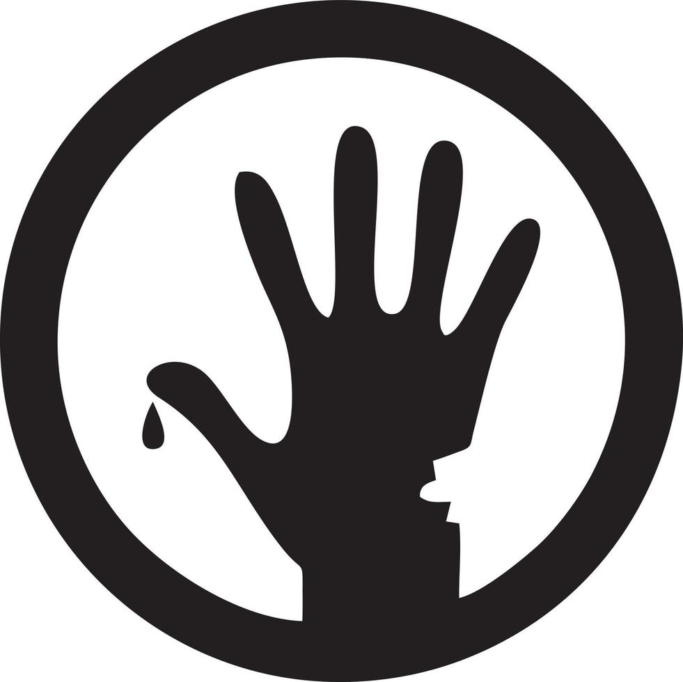 hand ikon symbol vektor bild. illustration av de isolerat finger hand Rör mänsklig design. eps 10