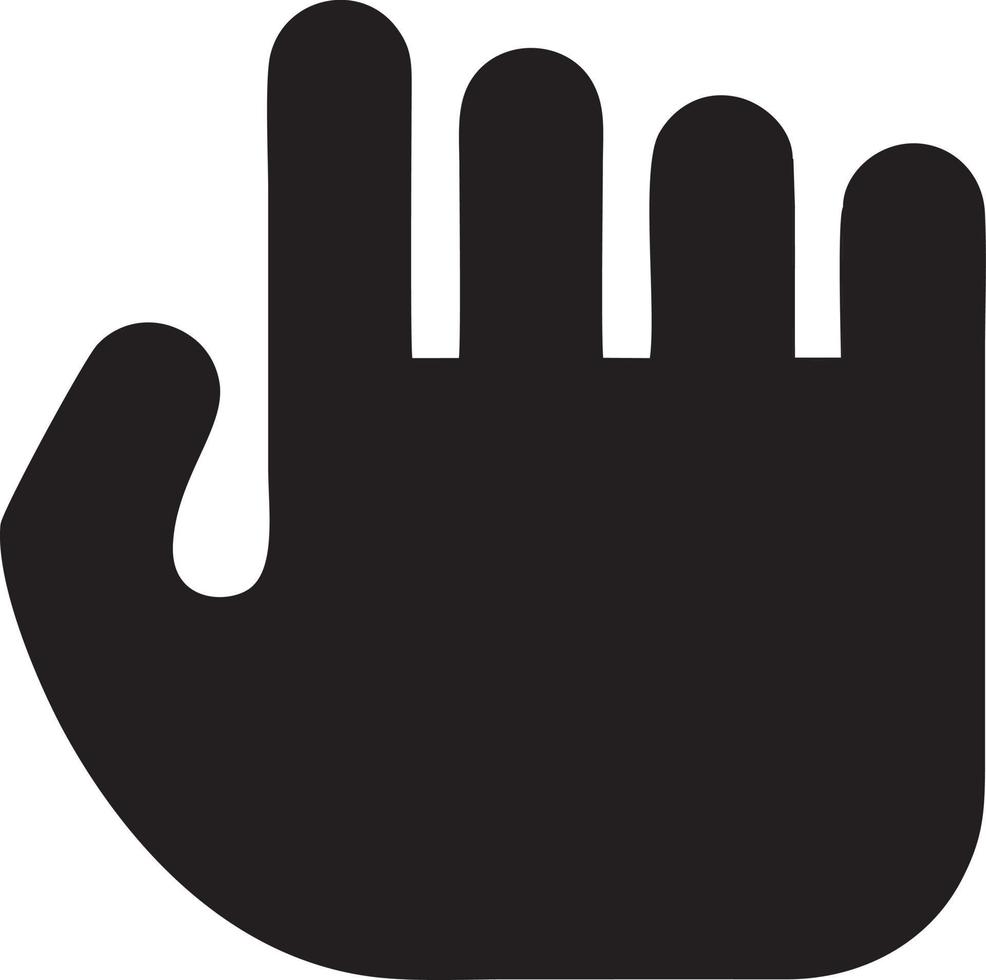 hand ikon symbol vektor bild. illustration av de isolerat finger hand Rör mänsklig design. eps 10