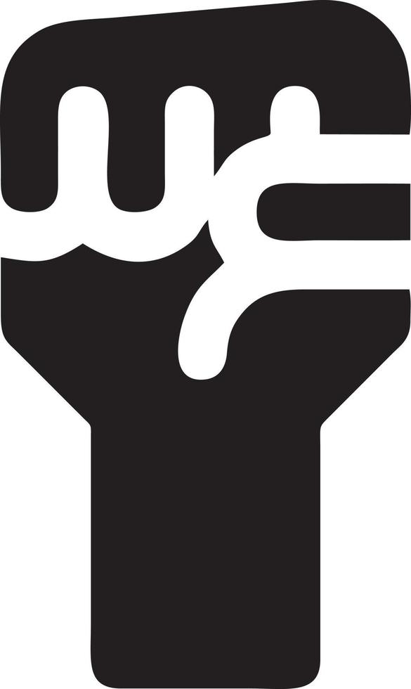 Hand Symbol Symbol Vektor Bild. Illustration von das isoliert Finger Hand berühren Mensch Design. eps 10