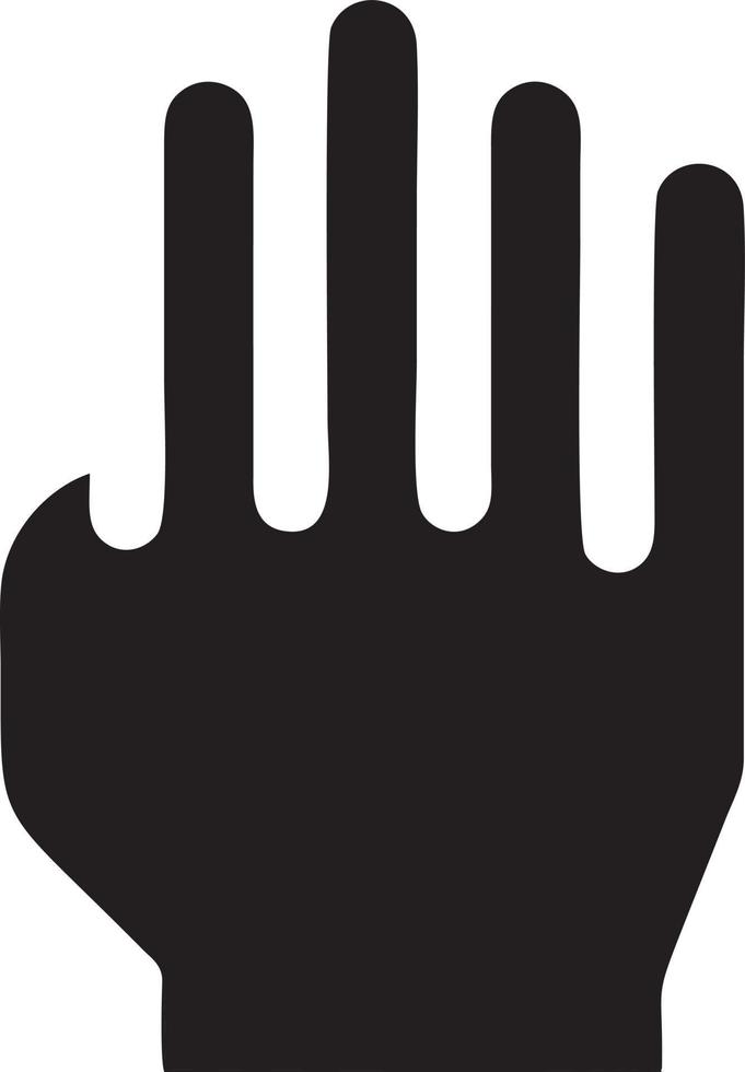 hand ikon symbol vektor bild. illustration av de isolerat finger hand Rör mänsklig design. eps 10