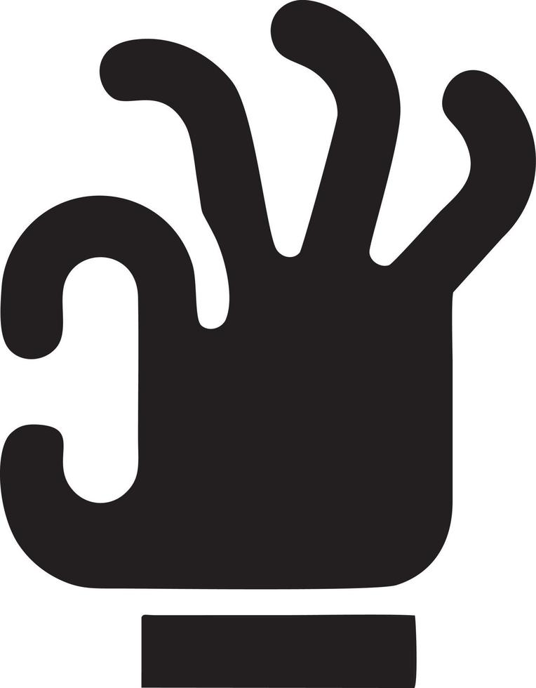 hand ikon symbol vektor bild. illustration av de isolerat finger hand Rör mänsklig design. eps 10