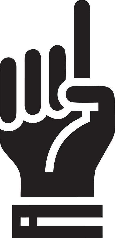 hand ikon symbol vektor bild. illustration av de isolerat finger hand Rör mänsklig design. eps 10