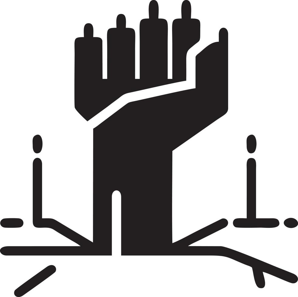 hand ikon symbol vektor bild. illustration av de isolerat finger hand Rör mänsklig design. eps 10