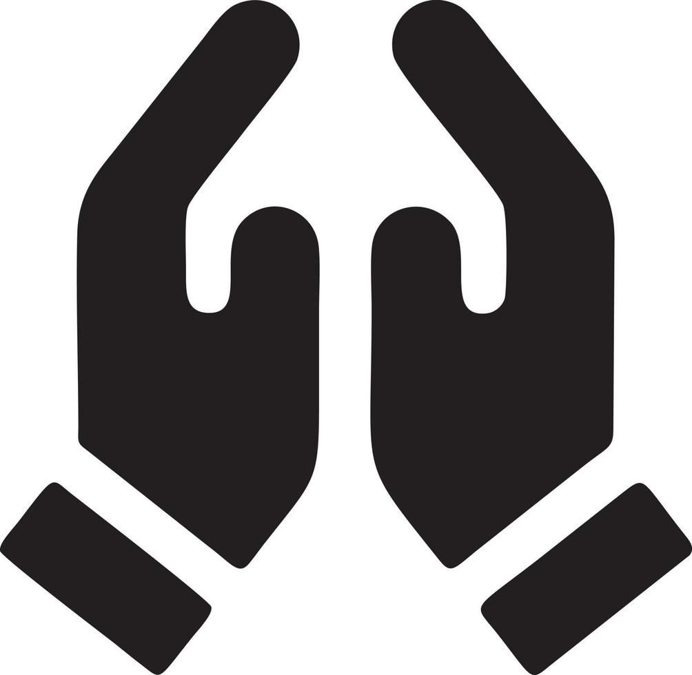 Hand Symbol Symbol Vektor Bild. Illustration von das isoliert Finger Hand berühren Mensch Design. eps 10