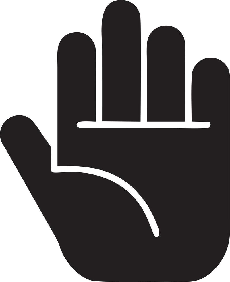 Hand Symbol Symbol Vektor Bild. Illustration von das isoliert Finger Hand berühren Mensch Design. eps 10