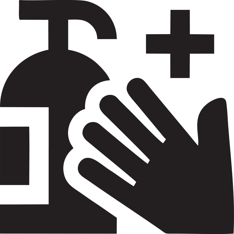 Hand Symbol Symbol Vektor Bild. Illustration von das isoliert Finger Hand berühren Mensch Design. eps 10