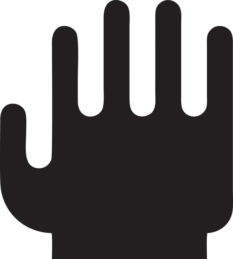 Hand Symbol Symbol Vektor Bild. Illustration von das isoliert Finger Hand berühren Mensch Design. eps 10