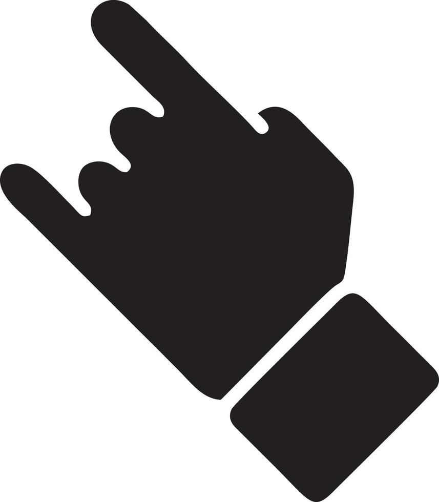 hand ikon symbol vektor bild. illustration av de isolerat finger hand Rör mänsklig design. eps 10