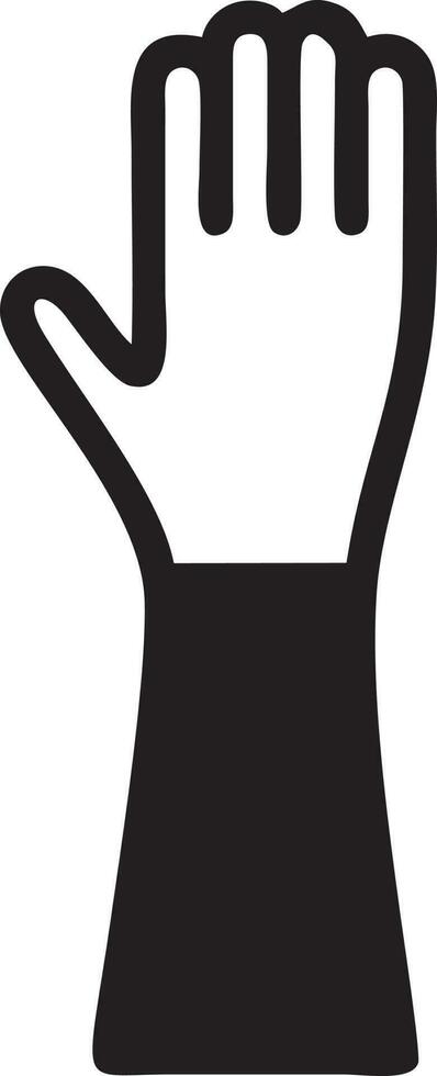 Hand Symbol Symbol Vektor Bild. Illustration von das isoliert Finger Hand berühren Mensch Design. eps 10