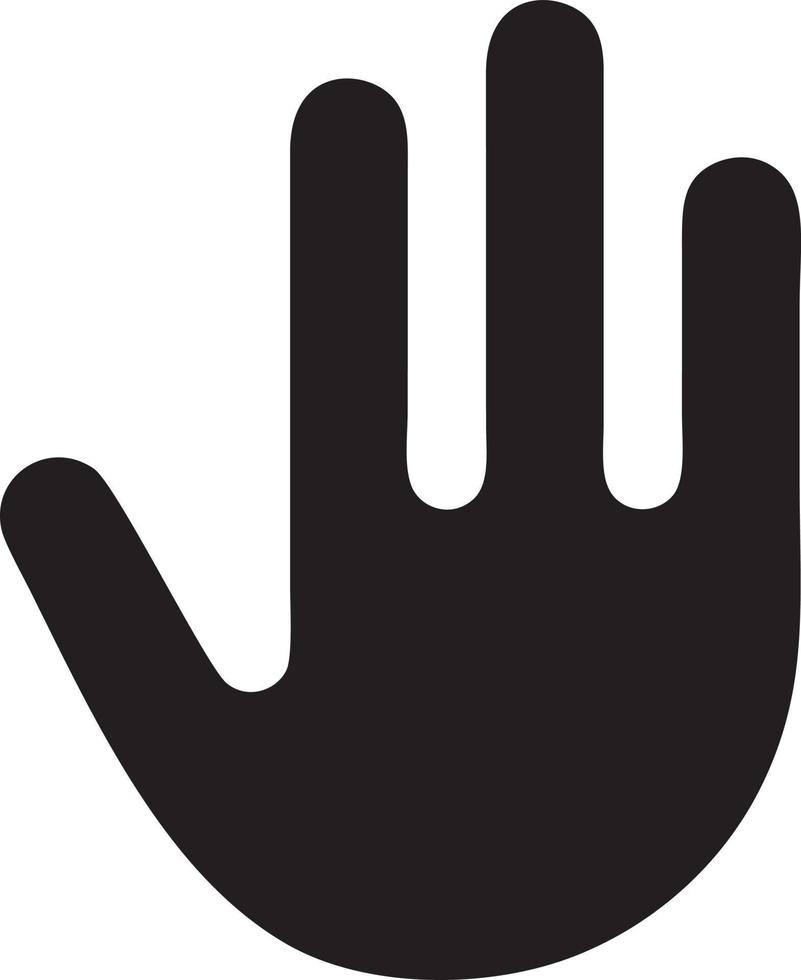 hand ikon symbol vektor bild. illustration av de isolerat finger hand Rör mänsklig design. eps 10