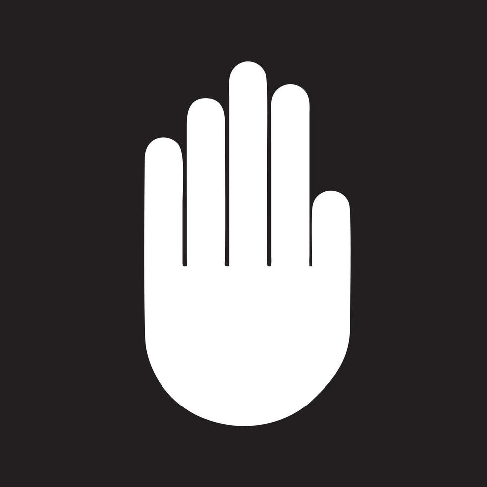 hand ikon symbol vektor bild. illustration av de isolerat finger hand Rör mänsklig design. eps 10