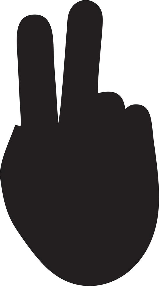 Hand Symbol Symbol Vektor Bild. Illustration von das isoliert Finger Hand berühren Mensch Design. eps 10