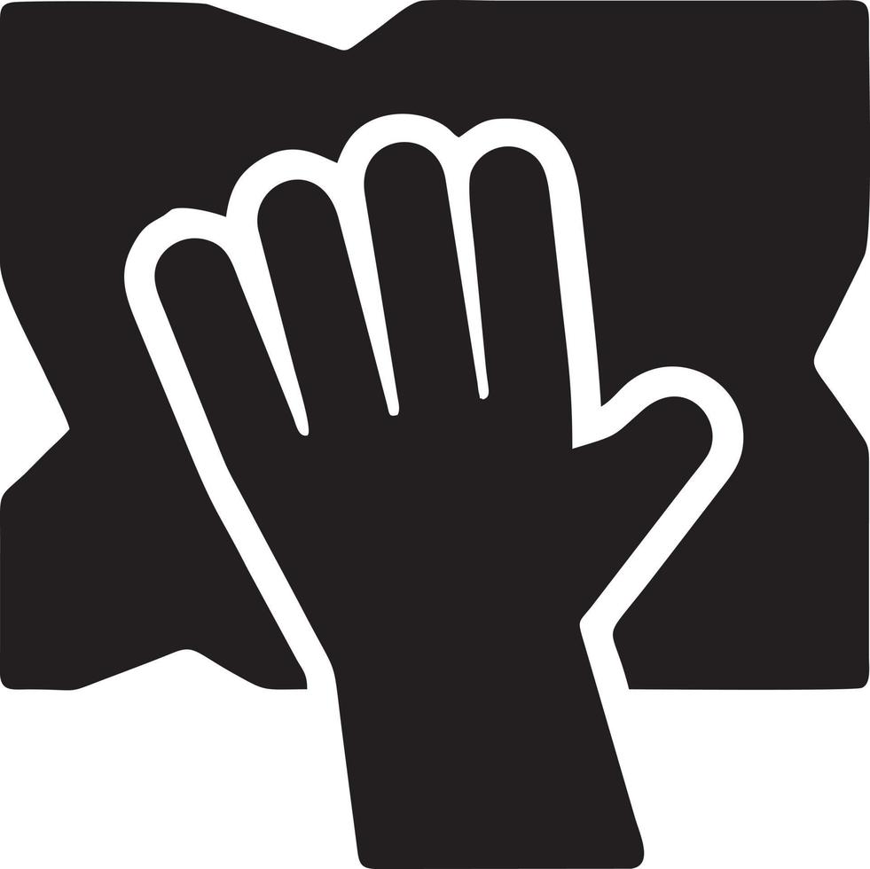 Hand Symbol Symbol Vektor Bild. Illustration von das isoliert Finger Hand berühren Mensch Design. eps 10