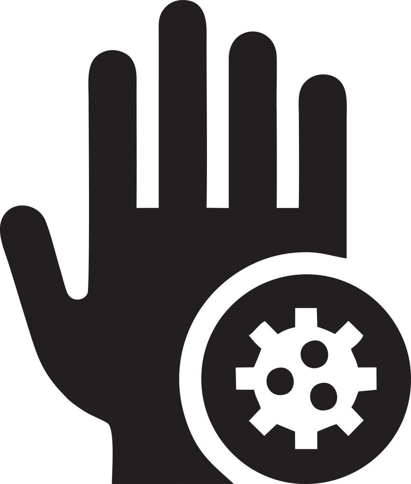 hand ikon symbol vektor bild. illustration av de isolerat finger hand Rör mänsklig design. eps 10