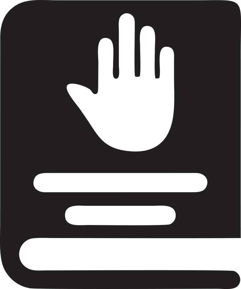 Hand Symbol Symbol Vektor Bild. Illustration von das isoliert Finger Hand berühren Mensch Design. eps 10