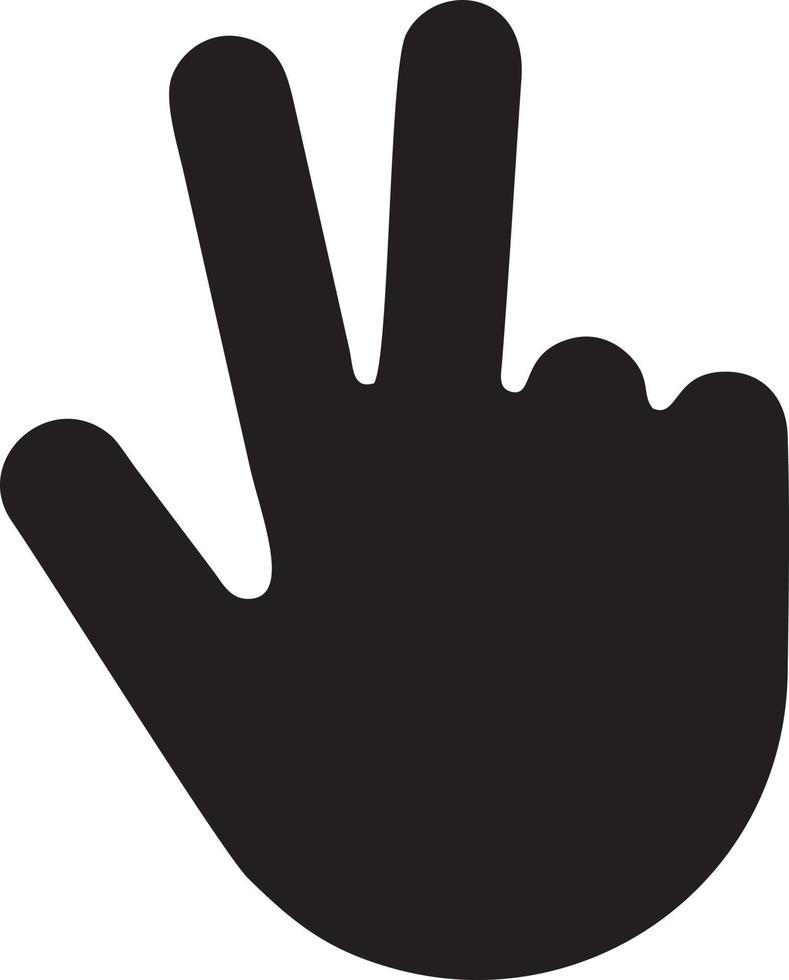 hand ikon symbol vektor bild. illustration av de isolerat finger hand Rör mänsklig design. eps 10