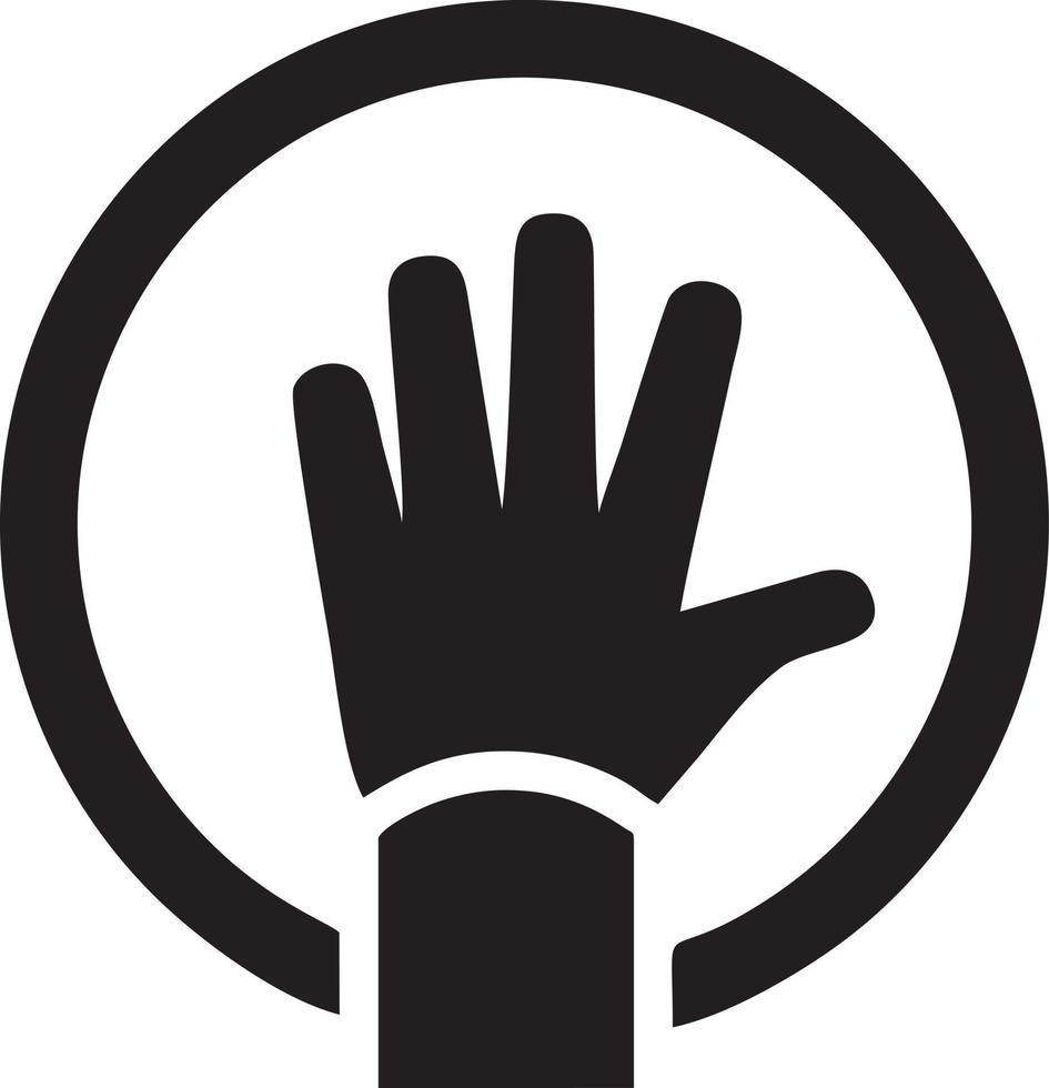 hand ikon symbol vektor bild. illustration av de isolerat finger hand Rör mänsklig design. eps 10