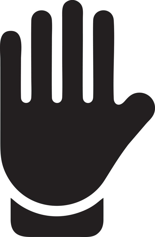 Hand Symbol Symbol Vektor Bild. Illustration von das isoliert Finger Hand berühren Mensch Design. eps 10