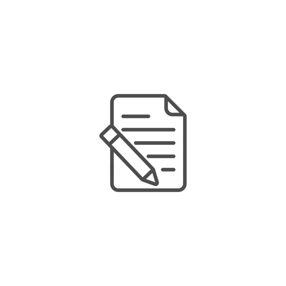 anteckningsbok och arkiv enkel ikon vektor
