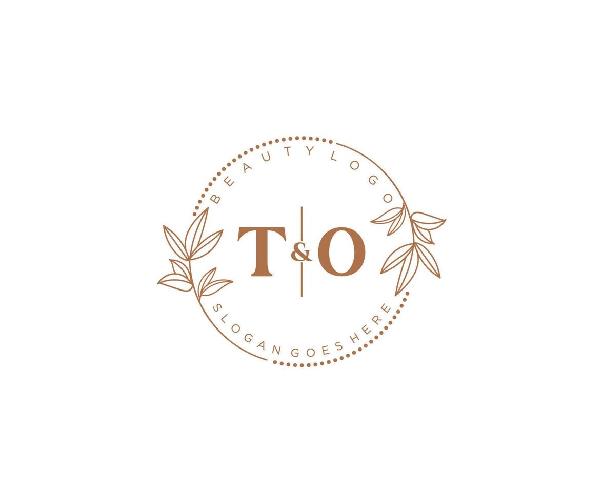 Initiale zu Briefe schön Blumen- feminin editierbar vorgefertigt Monoline Logo geeignet zum Spa Salon Haut Haar Schönheit Boutique und kosmetisch Unternehmen. vektor