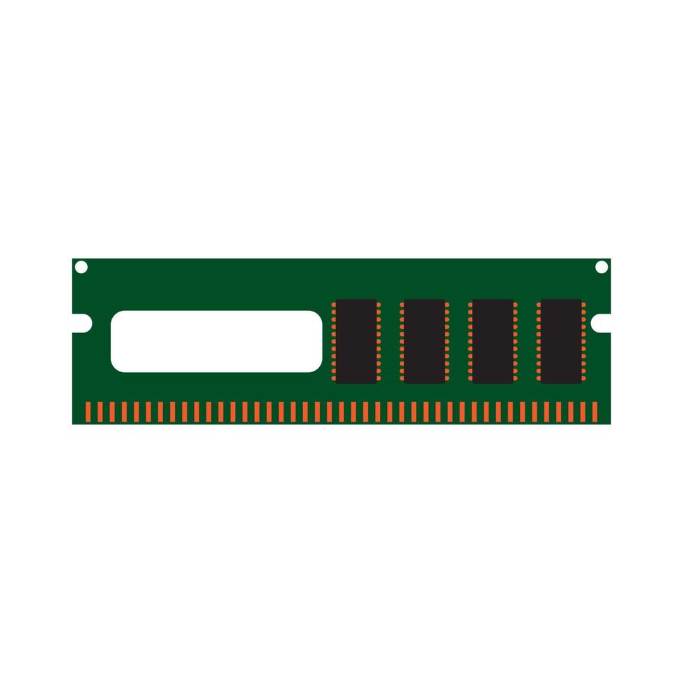 Computer RAM Symbol. Vektor Illustration Symbol Design