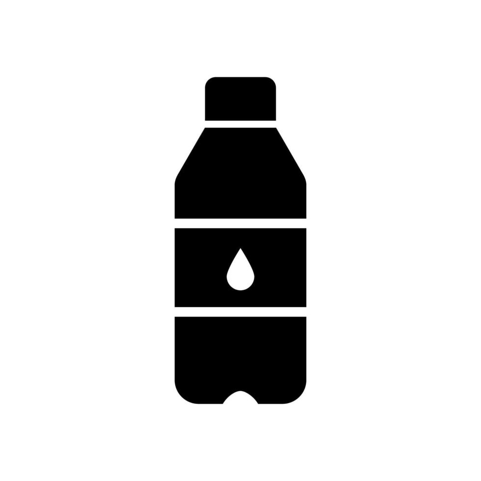 Wasserflaschen-Icon-Design vektor