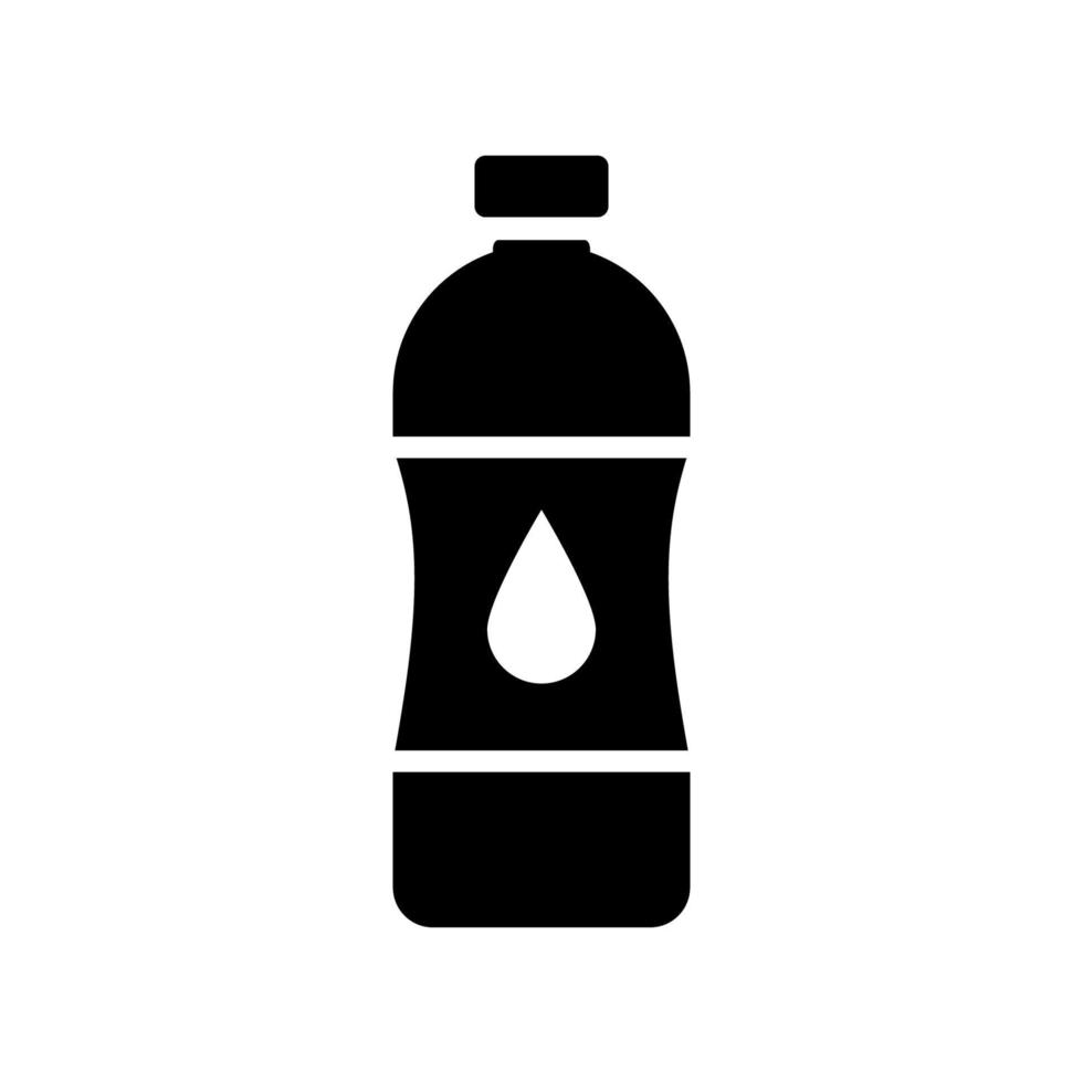 Wasserflaschen-Icon-Design vektor