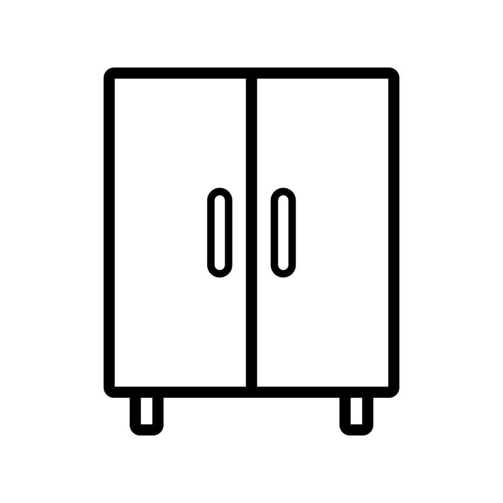 Kleiderschrank Symbol Design Vektor