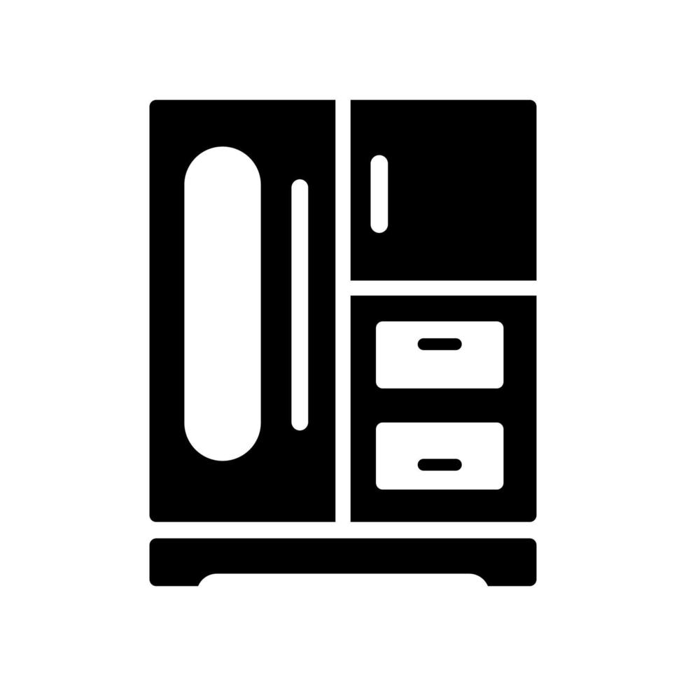 Kleiderschrank Symbol Design Vektor