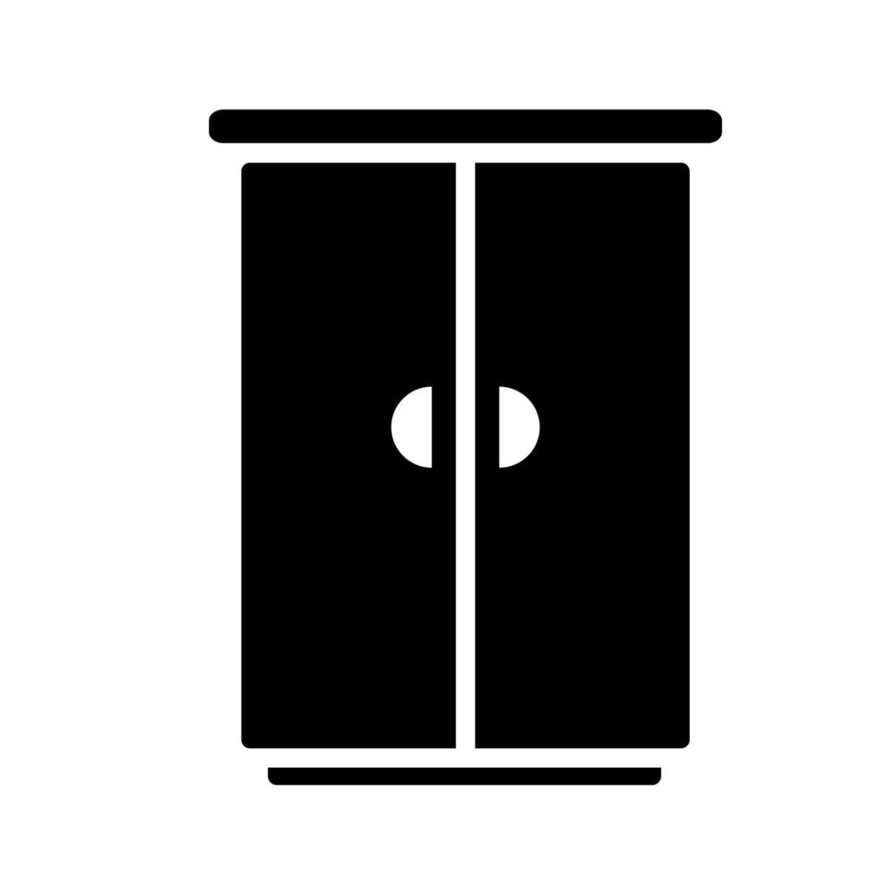 Kleiderschrank Symbol Design Vektor