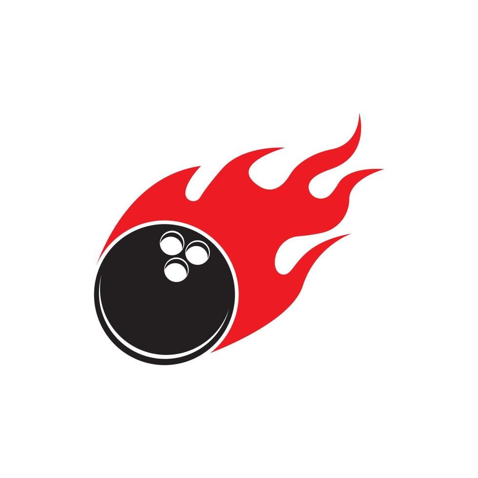 Bowling Symbol Logo, Abbildung Vorlage Design vektor