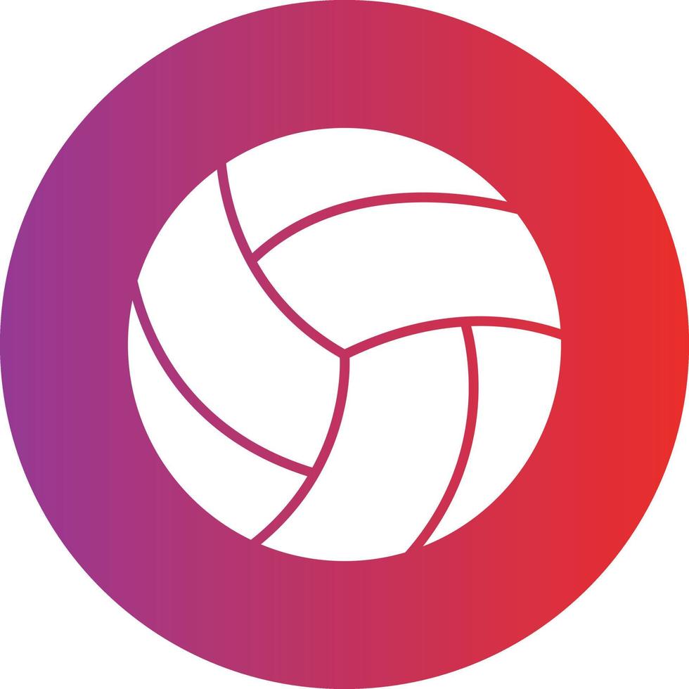 vektor design volleyboll ikon stil