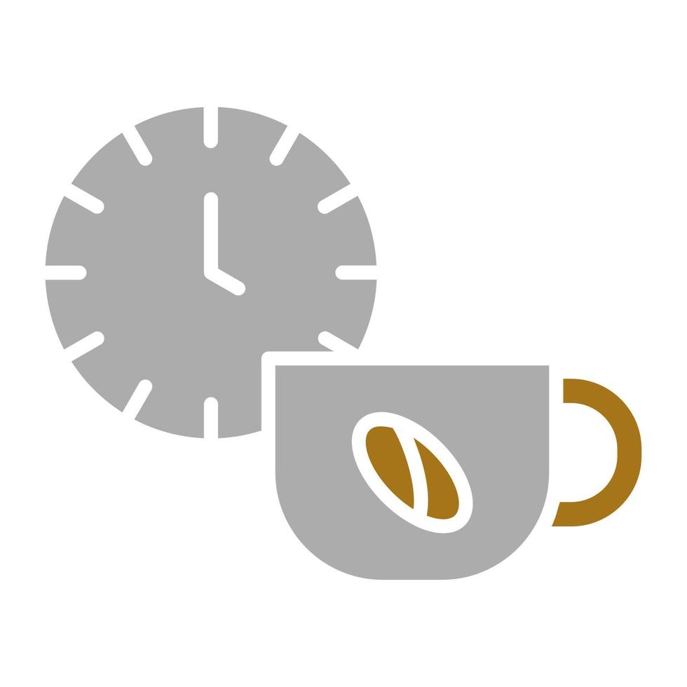 Kaffee brechen Vektor Symbol Stil