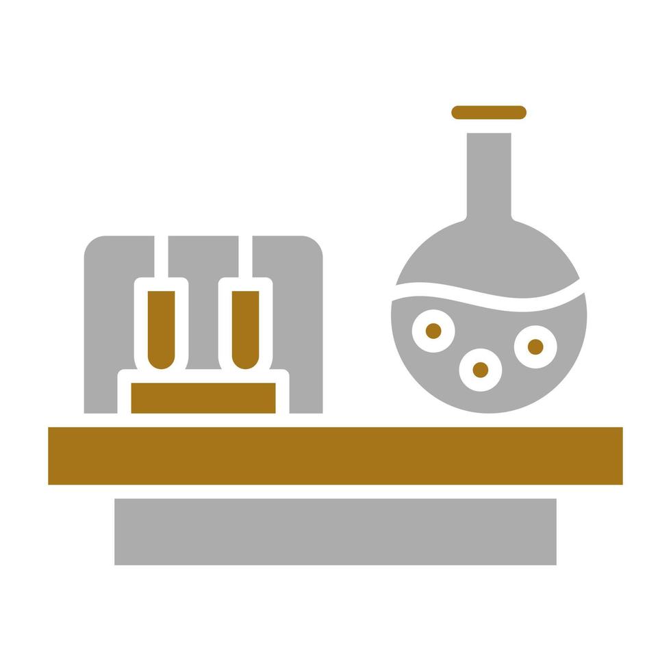 kemisk laboratorium vektor ikon stil