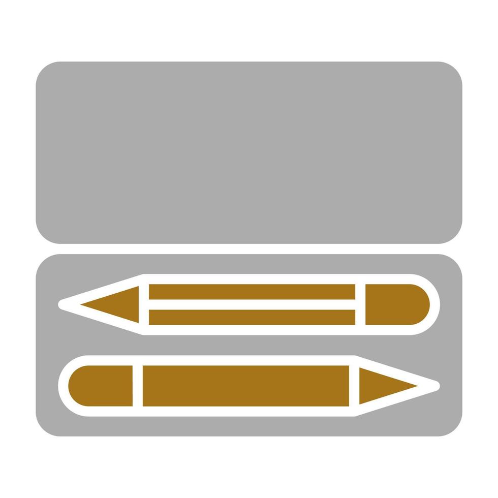 penna låda vektor ikon stil