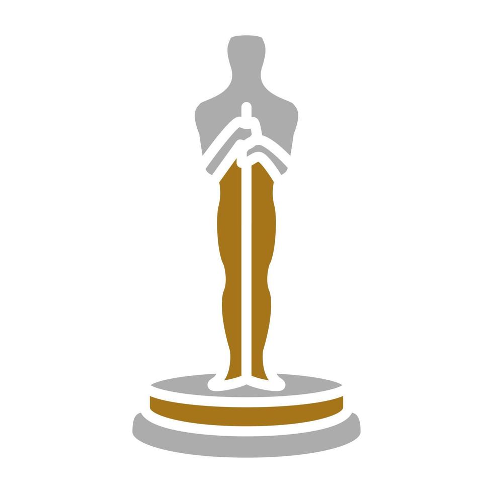 Oscar vergeben Vektor Symbol Stil