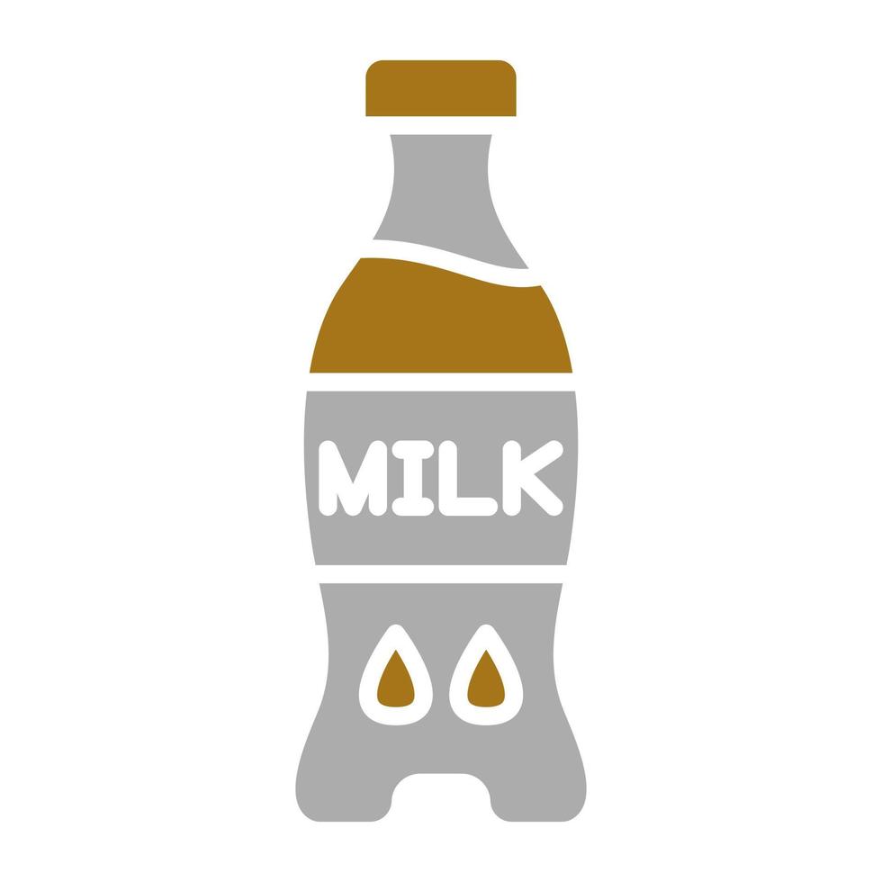 Milch Flasche Vektor Symbol Stil