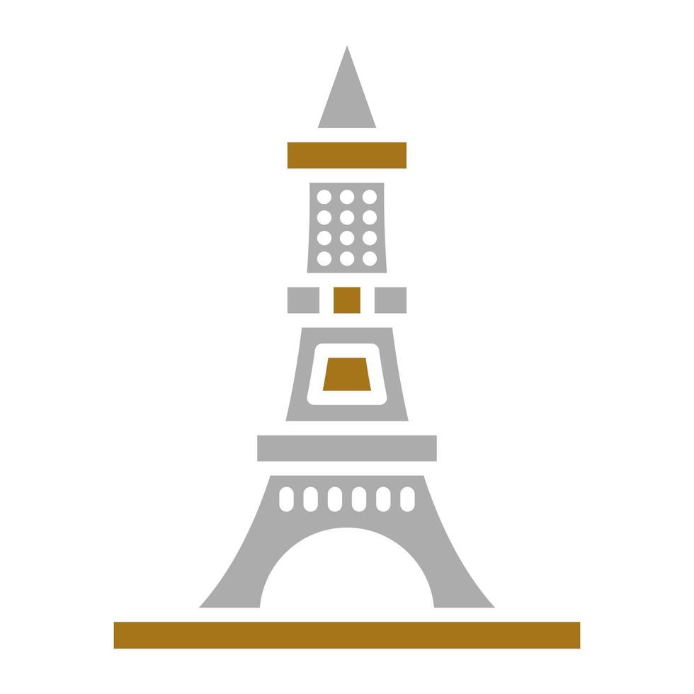 Eiffel Turm Vektor Symbol Stil