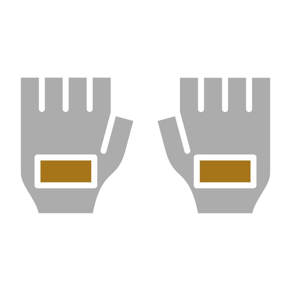 Radfahren Handschuhe Vektor Symbol Stil