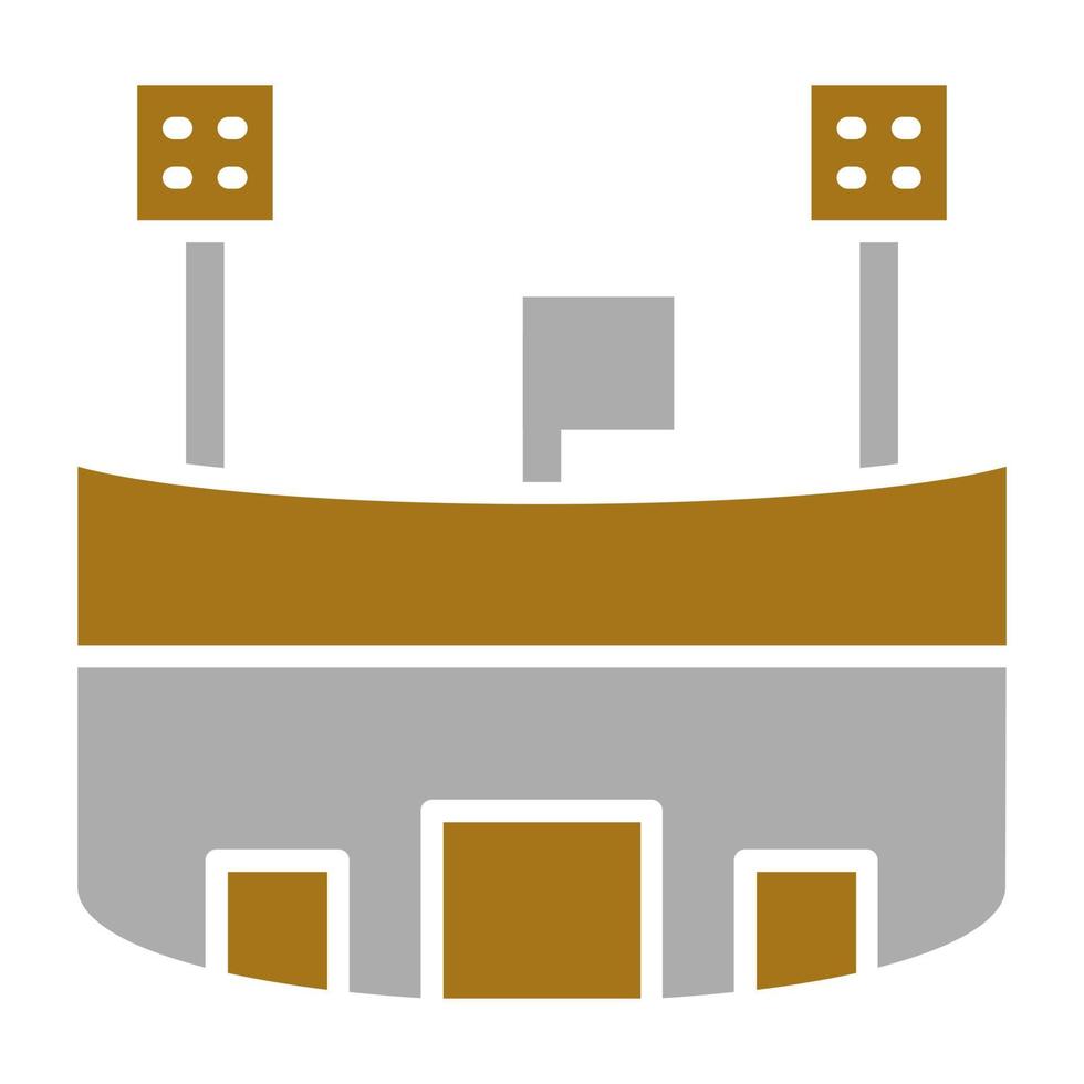 stadion vektor ikon stil